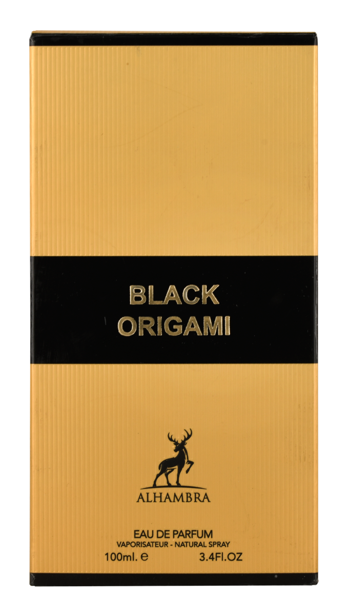 Black Origami By Maison Alhambra Eau De Parfum Spray 3.4 fl oz 100 ml