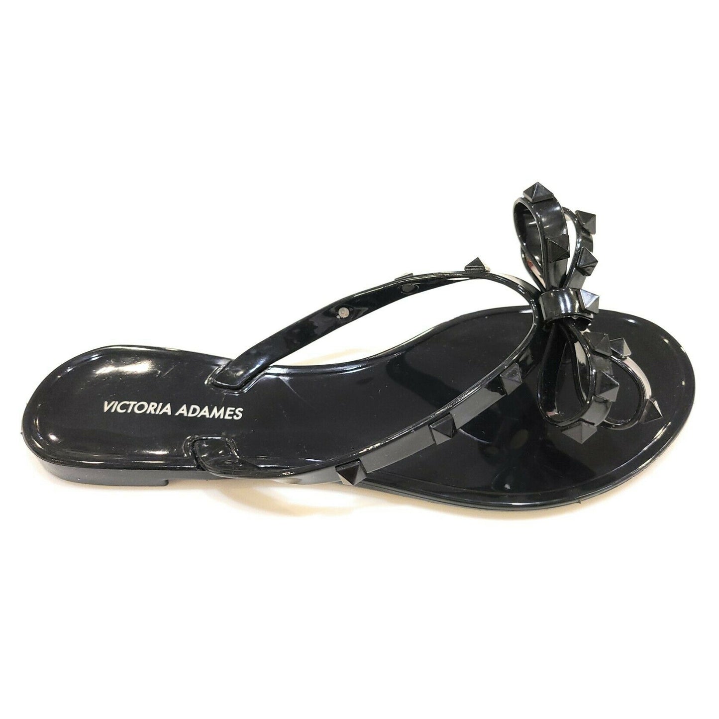 Victoria Adames Valencia Matching Jelly Sandal Black