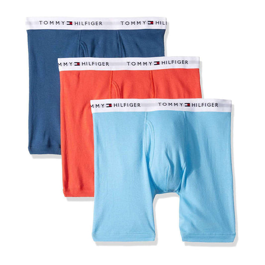 Tommy Hilfiger Men’s Classic Underwear 3 Pack Cotton Boxer Briefs
