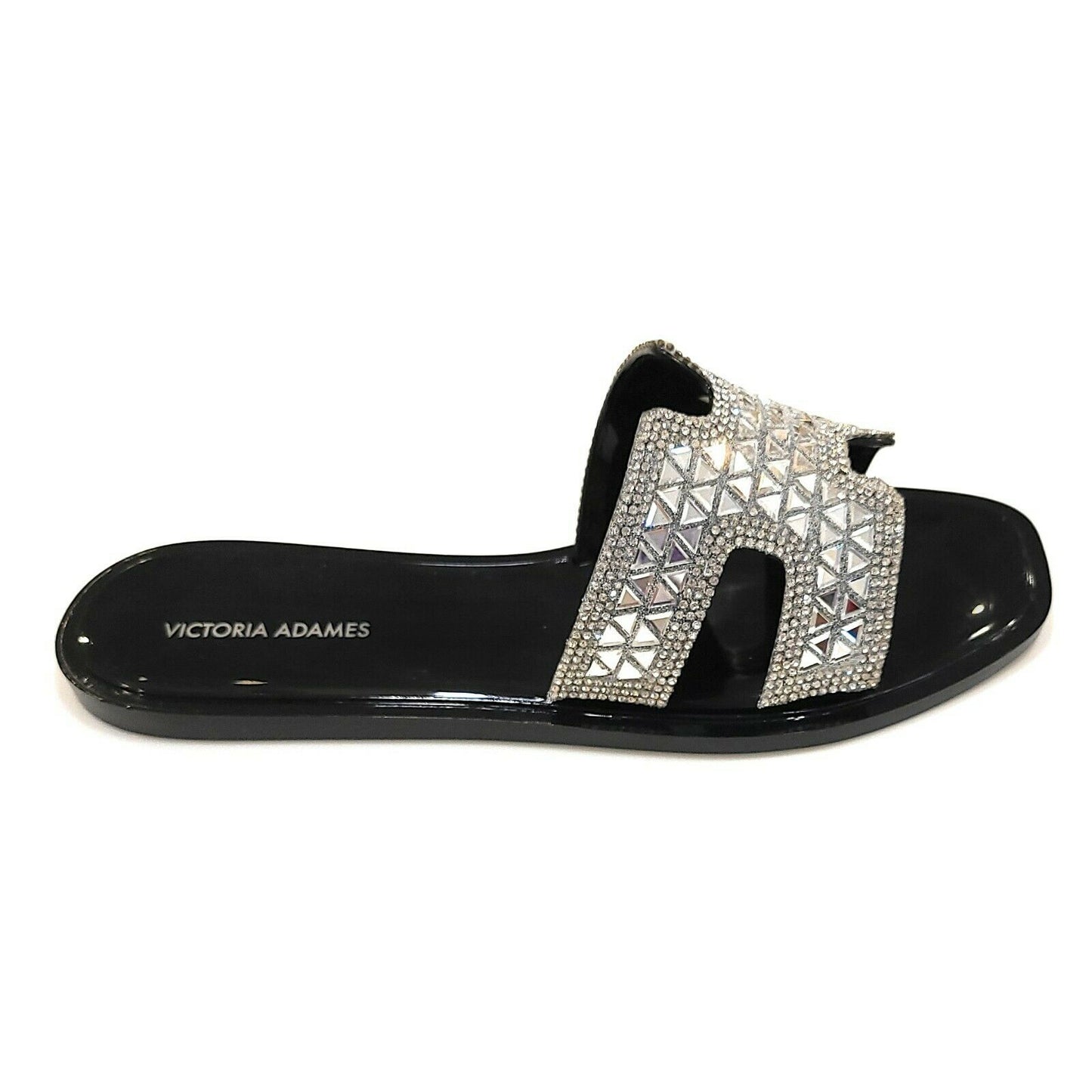 Victoria Adames Soho Jelly Sandals Black