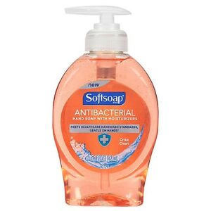 Softsoap Antibacterial Hand Soap with Moisturizers, Crisp Clean 5.50 oz (Pack of 2)