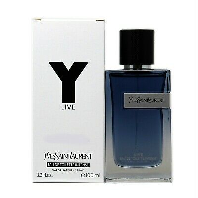 Yves Saint Laurent Y Live EDT Intense 3.3 oz 100 ml TESTER in White Box Men