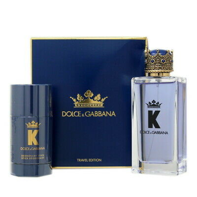 Dolce & Gabbana King Gift Set EDT 3.3 oz, Deodorant Stick 2.6 oz