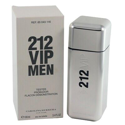 Carolina Herrera 212 VIP Men EDT 3.4 oz 100 ml TESTER in white Box