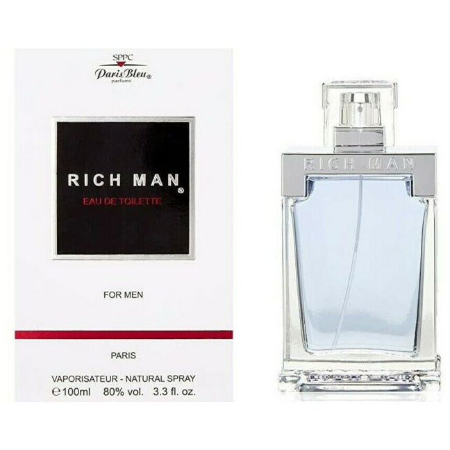 Paris Bleu Rich Man EDT 3.4 oz 100 ml Men