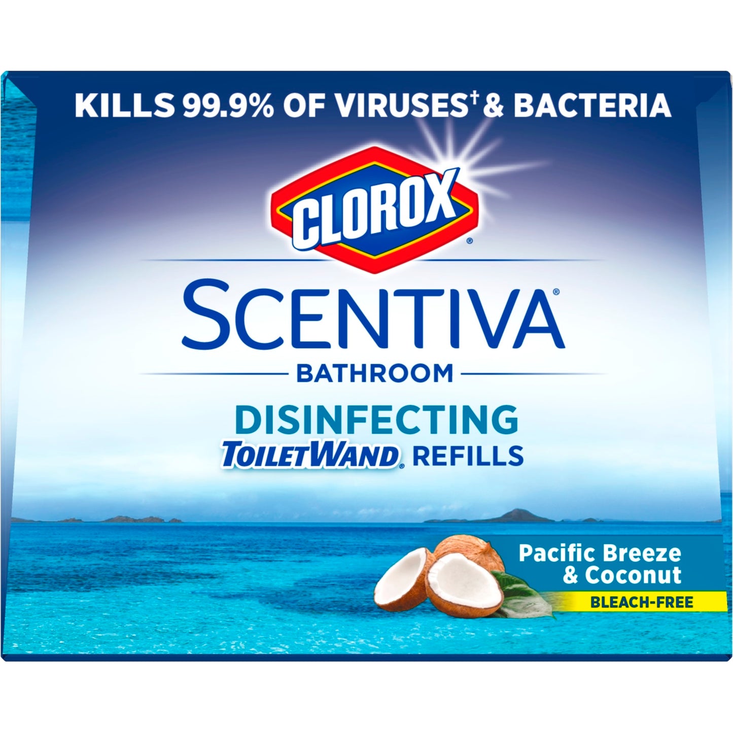 Clorox Scentiva Disinfecting ToiletWand Refills - Pacific Breeze & Coconut  10 Count