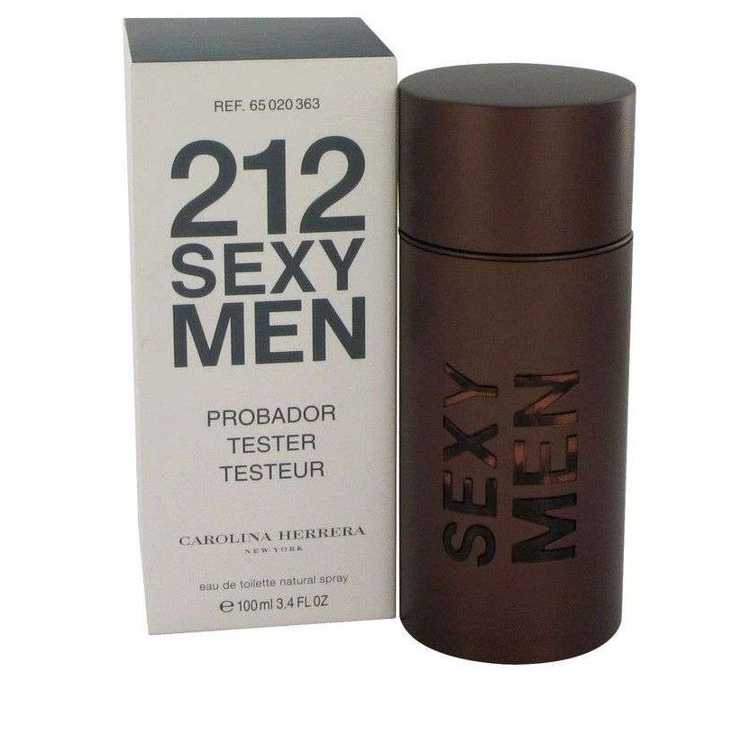 Carolina Herrera 212 Men Sexy Eau De Toilette Spray 3.4oz "TESTER BOX"