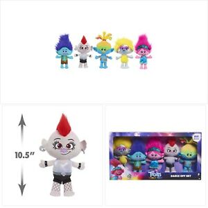 Trolls World Tour Dance Off Plush Set, 5 pieces