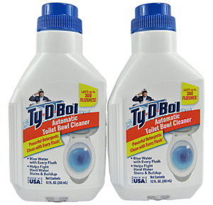 Ty-D-Bol Blue Liquid Toilet Cleaner, 12 Ounce (Pack of 2)