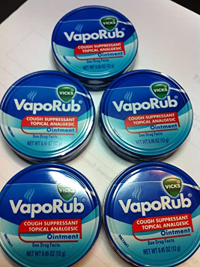 Vicks Vaporub Travel Tin 0.45 oz 24 pcs. In A Box