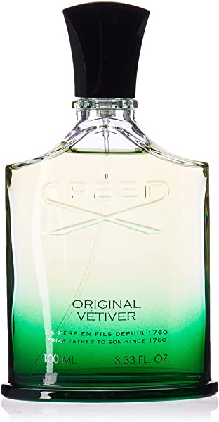 Creed Original Vetiver Eau De Parfum Spray, Cologne for Men, 3.3 oz (100 ml)