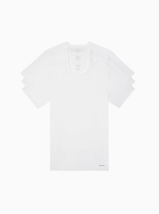 Calvin Klein 100% Cotton Classic Fit Crew Neck T-Shirt "3-PACK"