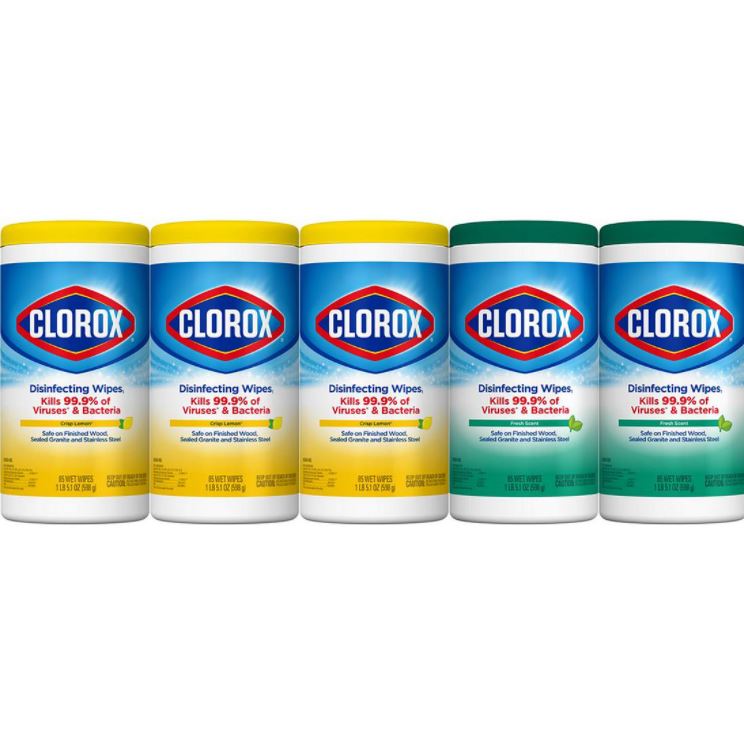 Clorox Disinfecting Wipes Value Pack, 5 Pack
