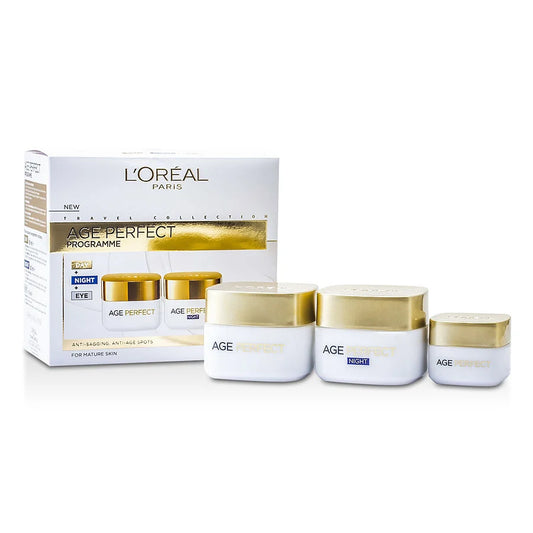 L'Oreal Age Perfect Routine Day Cream + Eye Cream + Night Cream 3pcs