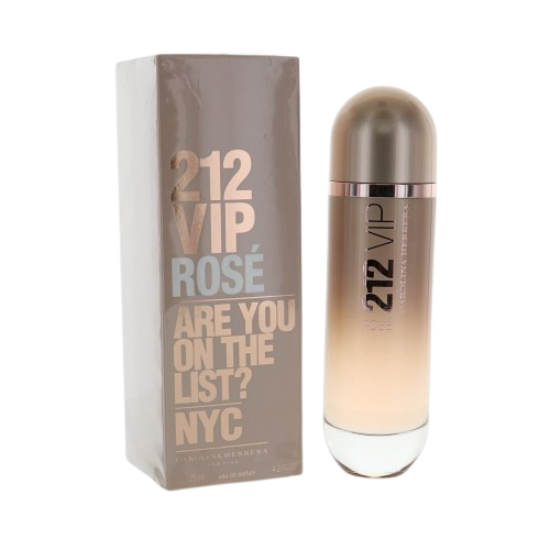 212 Vip Rose By Carolina Herrera Eau De Parfum 4.2 Oz 125 ml Spray HUGE SIZE!