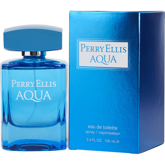 Perry Ellis Aqua For Men Eau De Toilette Spray 3.4 oz/100ml