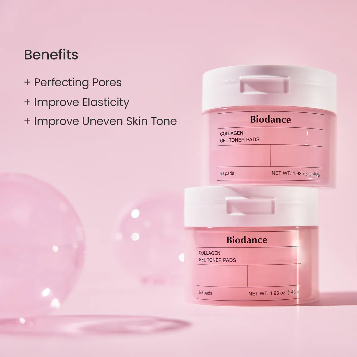 Biodance Collagen Gel Toner Pads 60 Pads 140 g 4.93 oz
