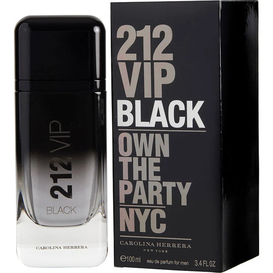 Carolina Herrera 212 Vip Black Eau De Parfum Spray For men 3.4 oz 100 ml