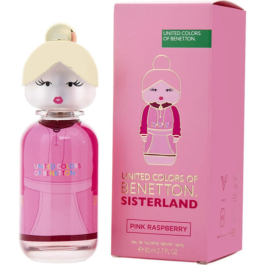 Benetton Sisterland Pink Raspberry Eau De Toilette Spray 2.7 oz 80 ml For Her