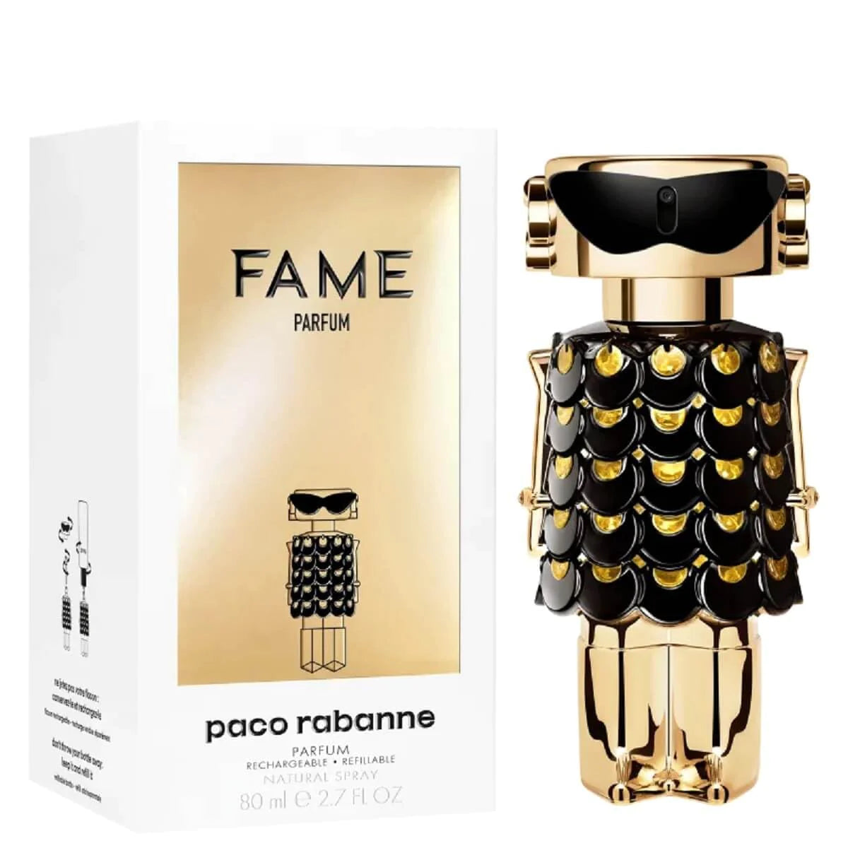 Paco Rabanne Fame Parfum Refillable 2.7 oz 80 ml