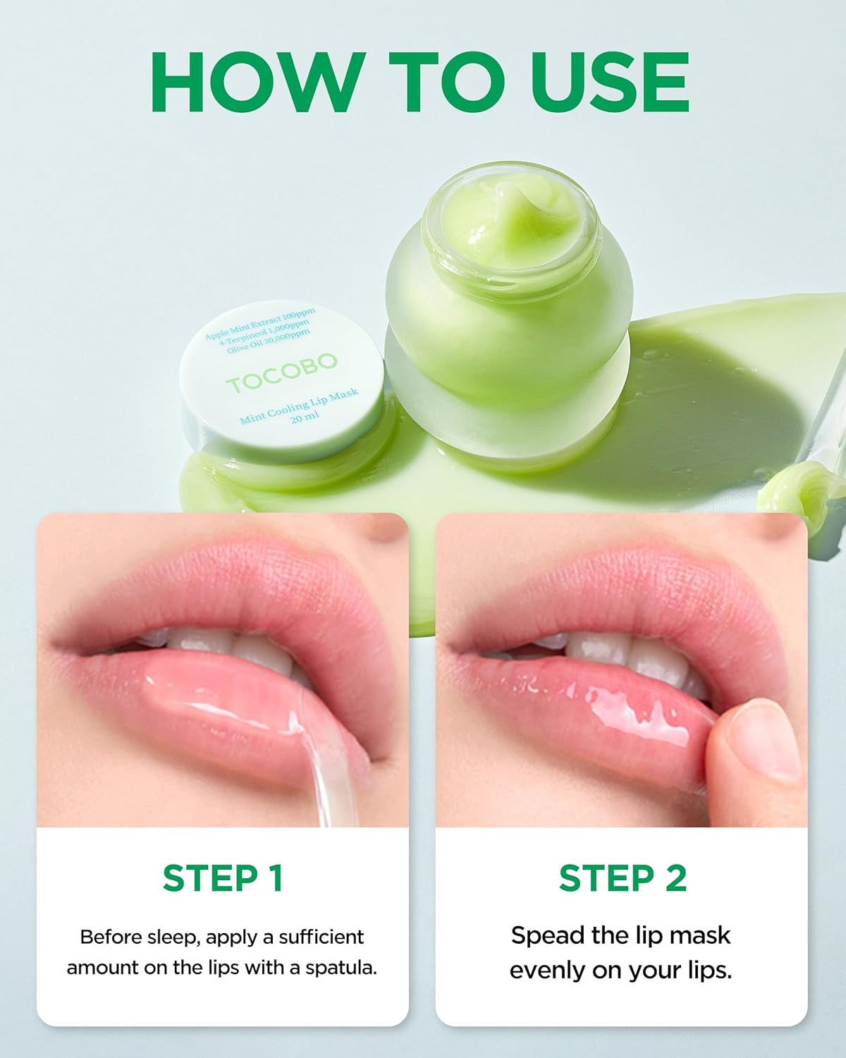 TOCOBO Mint Cooling Lip Mask (20ml)