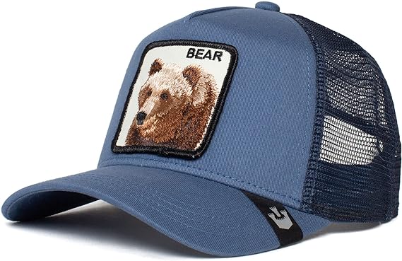 Goorin Bros Trucker Hat Men Mesh Baseball SnapBack Cap Bear