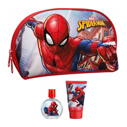 Marvel Spider-man Gift Pouch Eau De Toilette 1.7 oz + Shower Gel 3.4 oz