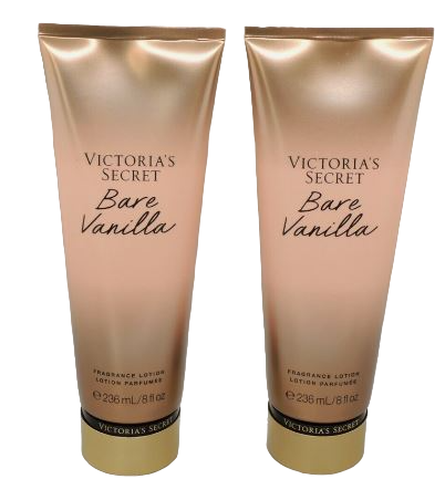 Victoria's Secret Bare Vanilla Fragrance Lotion 236 ml 8 oz (PACK OF 2)