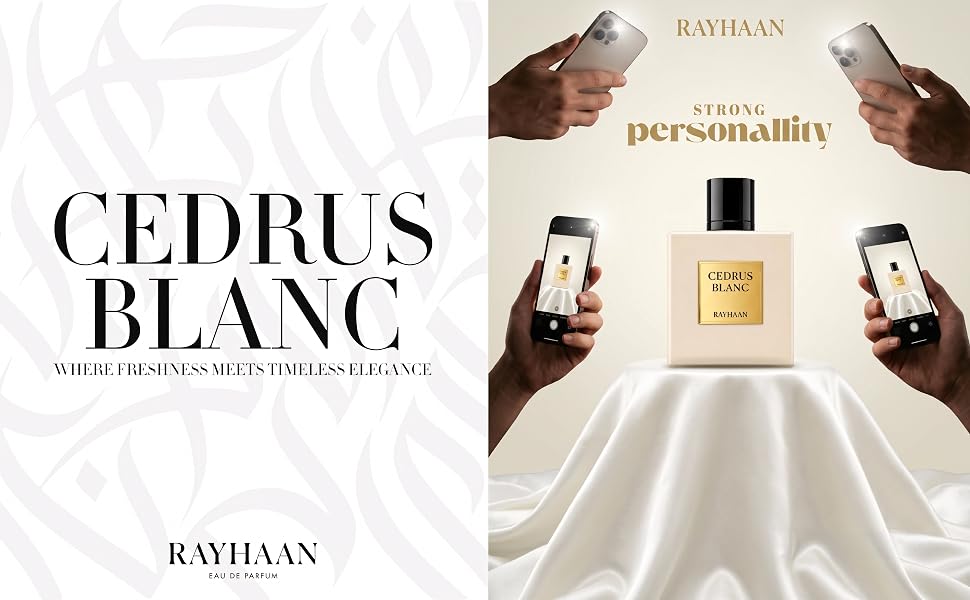 Rayhaan Cedars Blanc Eau de Parfum Unisex 3.4 oz / 100 ml