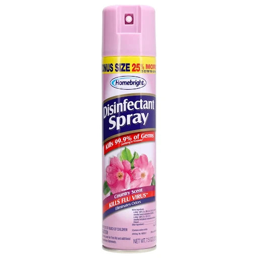 Homebright Disinfectant Spray Country Scent 6.0 oz "2-PACK"