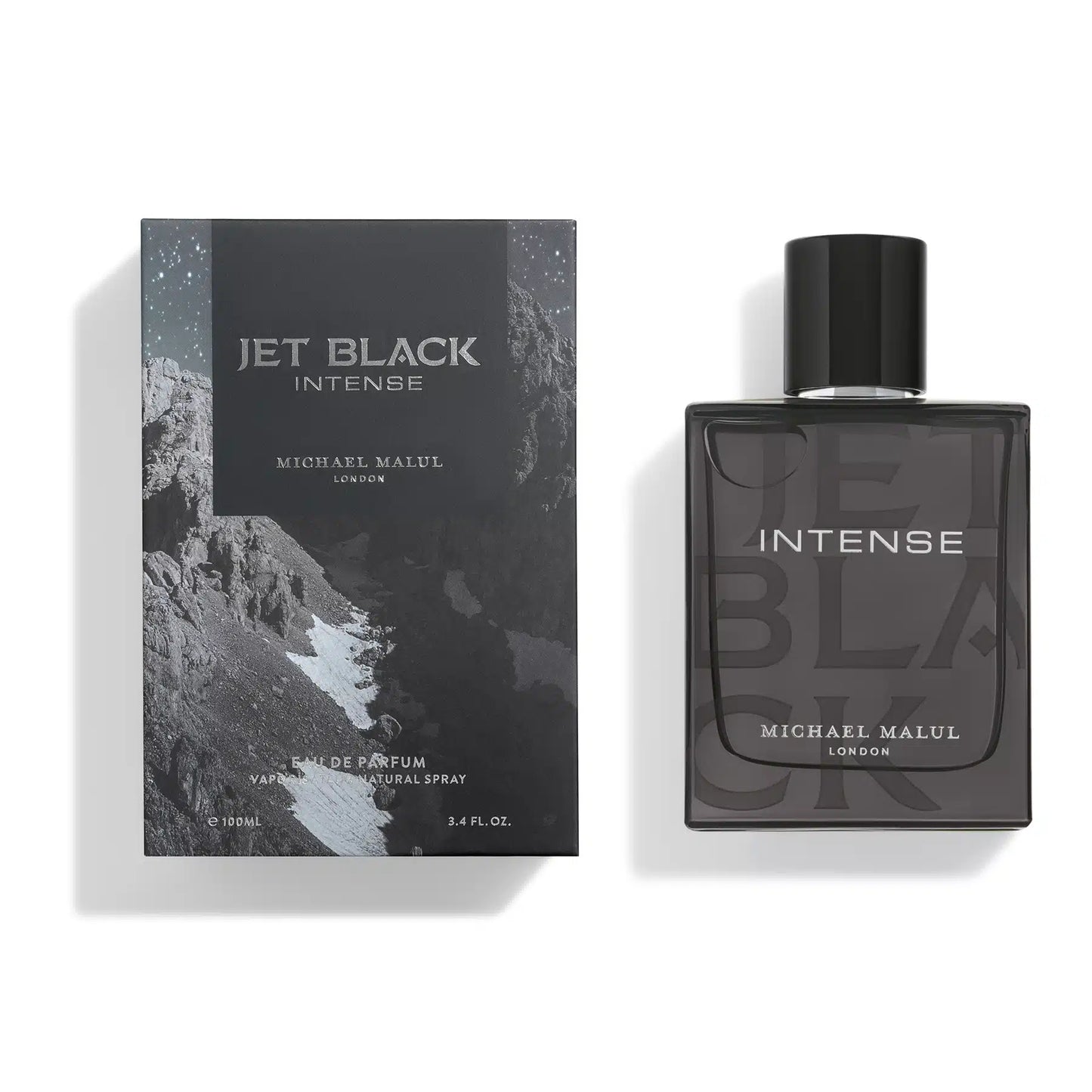 Jet Black Intense by Michael Malul 3.4 oz For Men