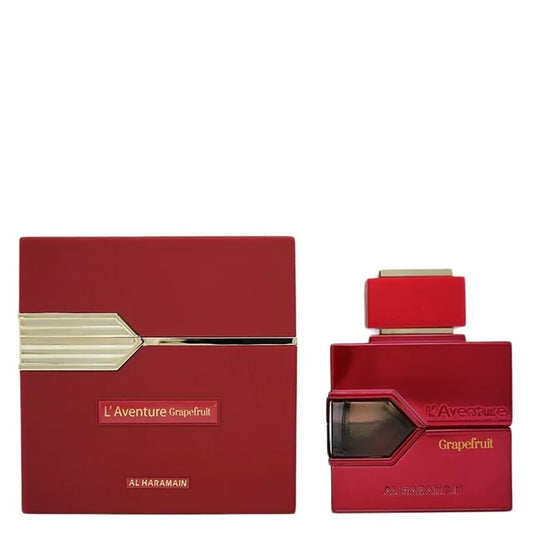 Al Haramain L'Aventure Grapefruit Eau De Parfum For Woman 3.3oz 100 ml