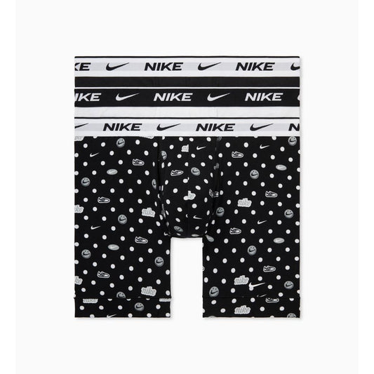 Men's Nike KE1167 Essential Cotton Stretch Boxer Brief - 3 Pack (Sneaker Dot Print )