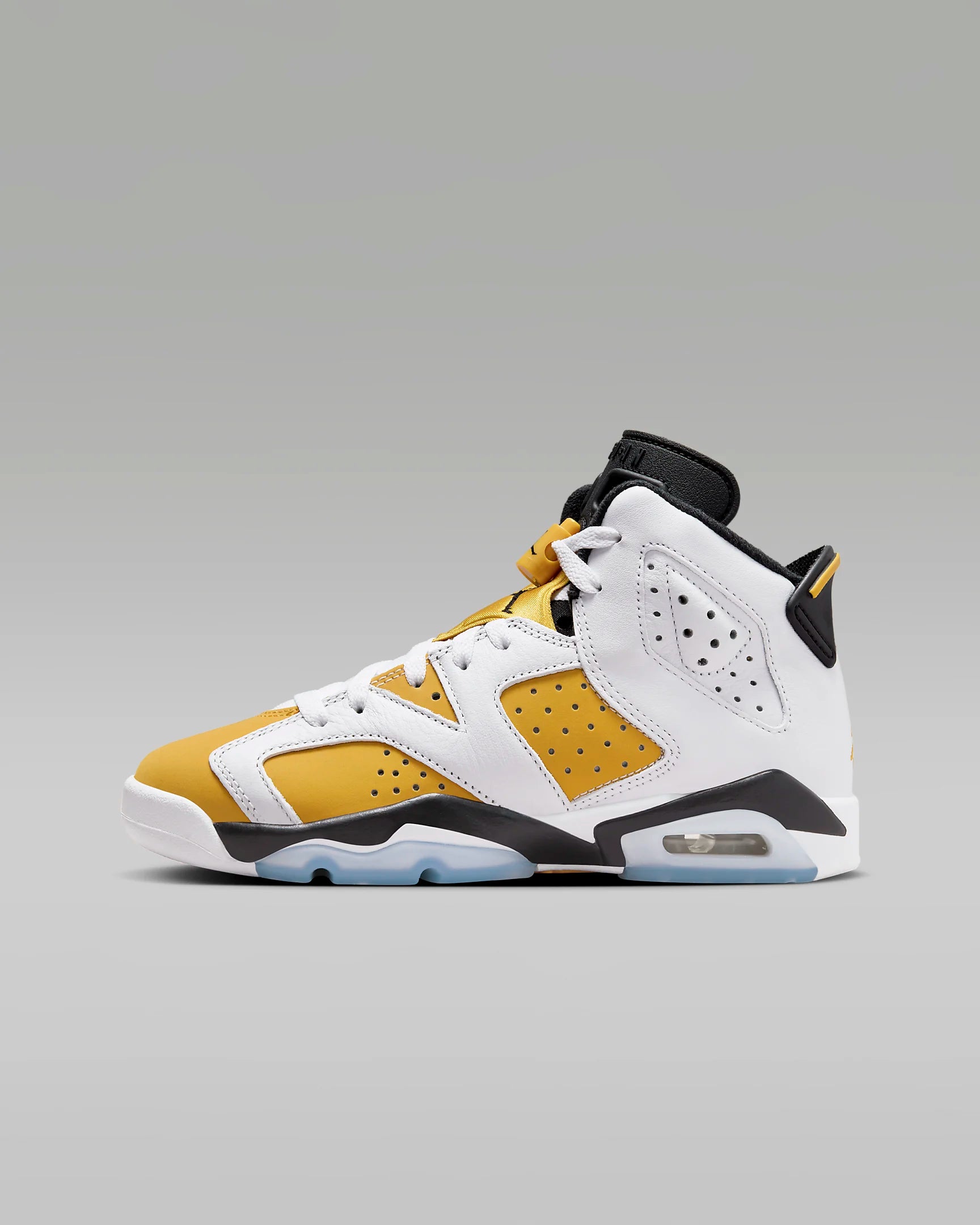 Air Jordan 6 Retro Yellow Ochre GRADE SCHOOL Style: 384665-170 – Rafaelos