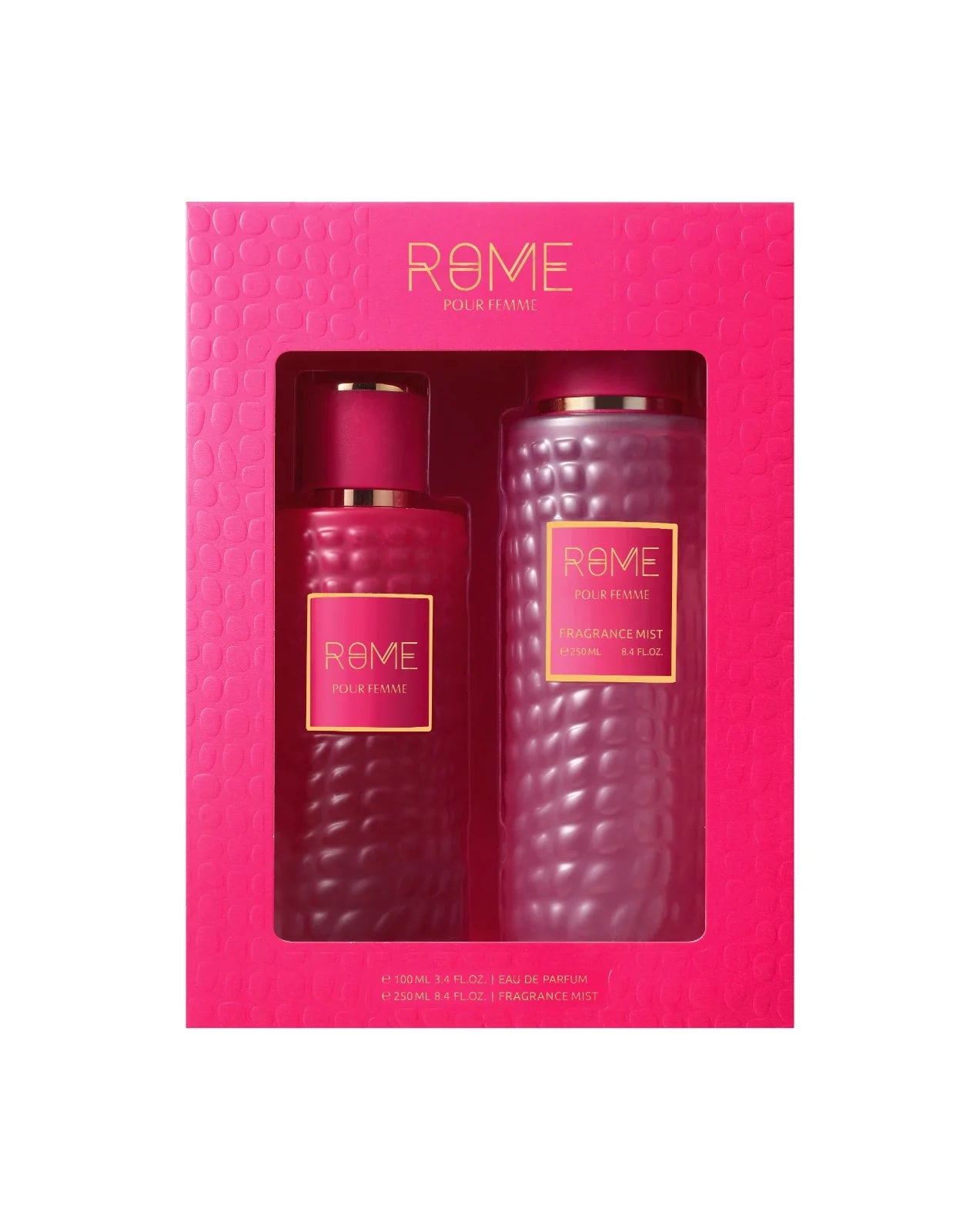 Rome Pour Femme 2-Piece Set EDP 3.4 oz / 100 ml + Body Mist 8.4 fl oz / 250 ml Women by Bharara