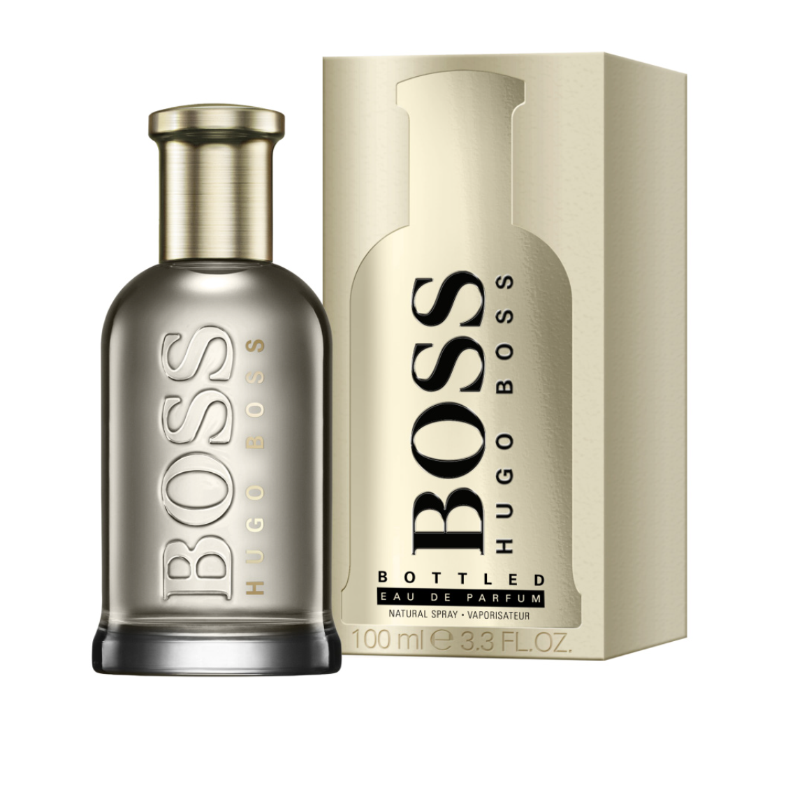 Hugo Boss Bottled Eau De Parfum Spray For Men 3.3 oz 100 ml
