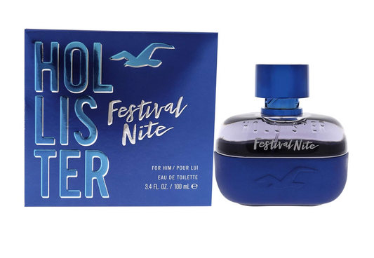 Hollister Festival Nite Men EDT Spray 3.4 oz