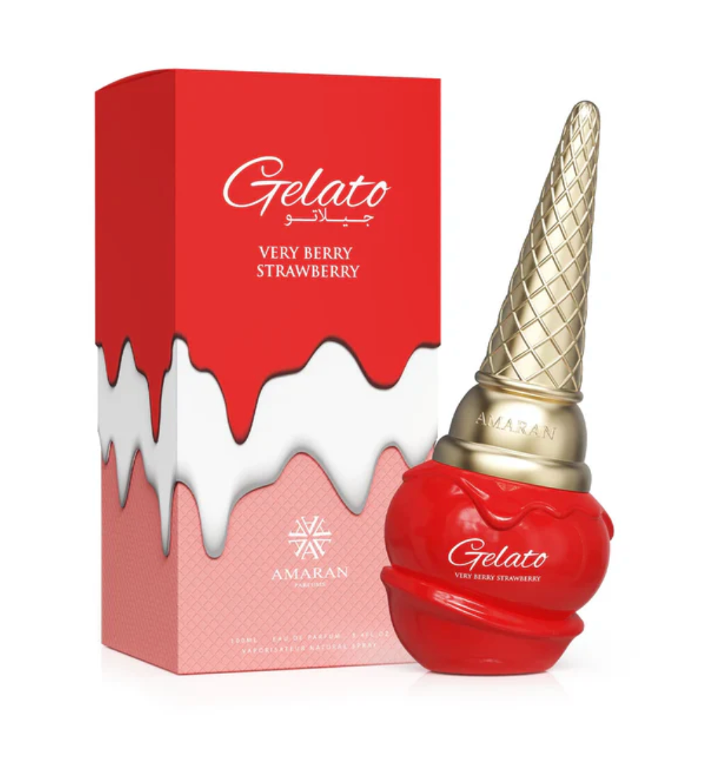 Gelato Very Berry Strawberry Eau de Parfum 100 ml / 3.4 oz by Amaran