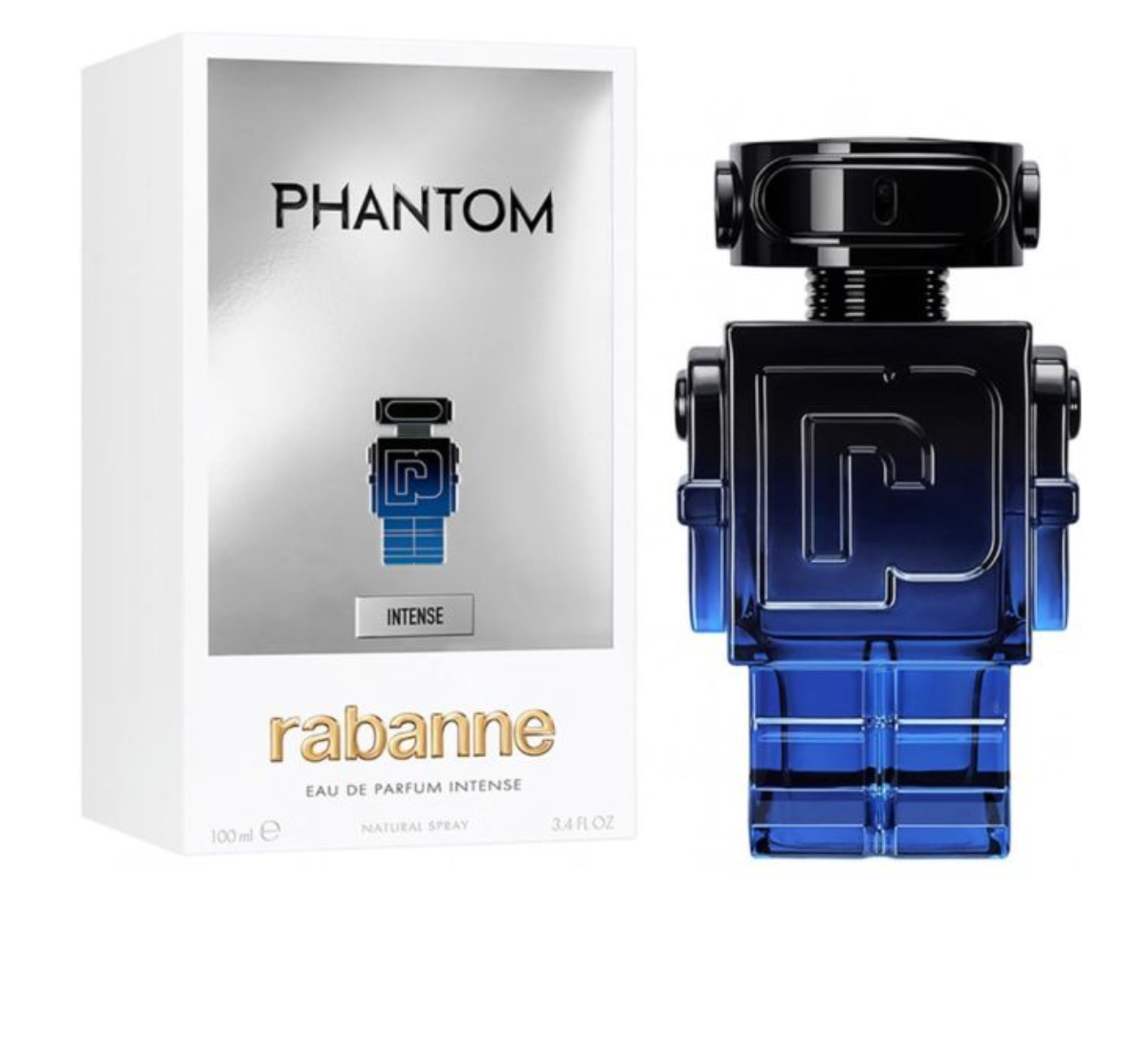 Rabanne Phantom Eau de Parfum Intense for Men – 3.4 oz / 100 ml