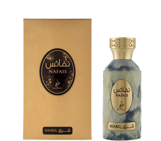 Khadlaj Unisex Nafais Sharq Eau de Parfum Spray 3.4 oz / 100 ml