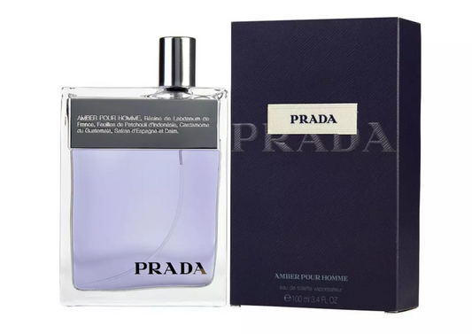 Prada Amber Pour Homme Eau de Toilette 3.4 oz / 100 ml