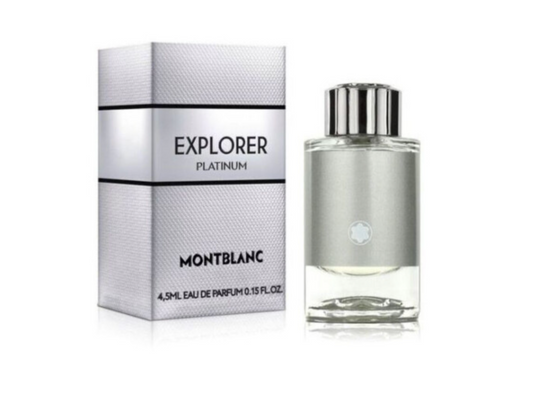 Montblanc Explorer Platinum EDP 0.15 oz / 4.5 ml (1–3 Pack Options)