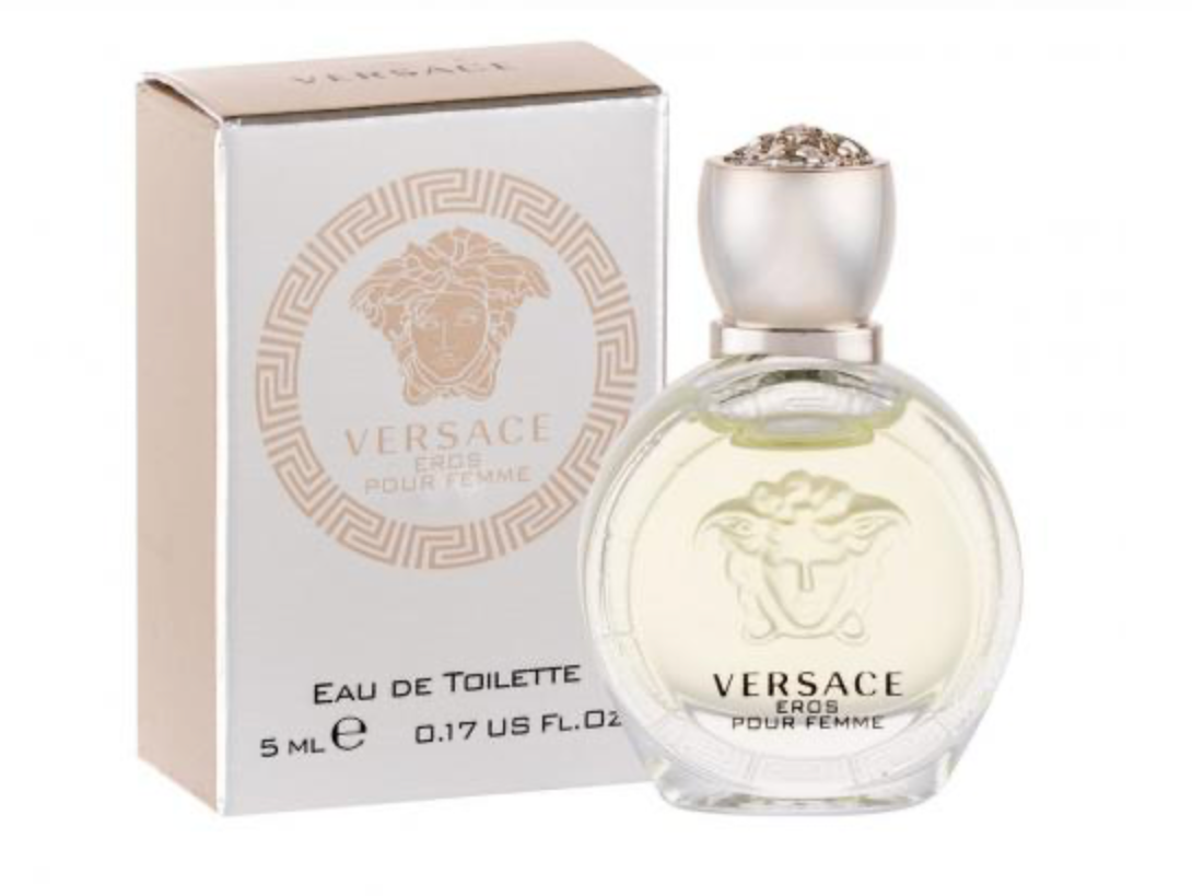 Versace Eros Eau de Toilette Mini 0.17 oz / 5 ml For Women (1–3 Pack Options)