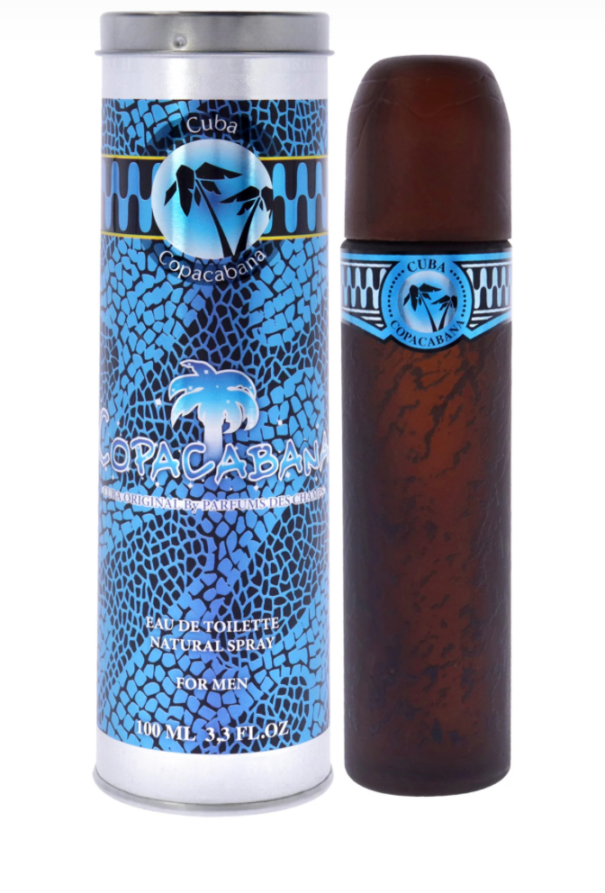 Cuba Brazil Copacabana for Men Eau de Toilette – 3.3 oz / 100 ml (1–2 Pack Options)