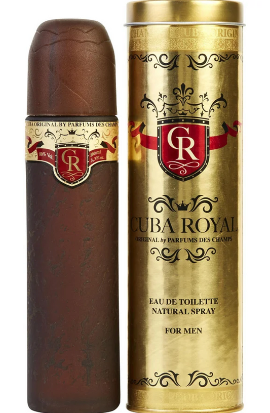 Cuba Royal by Cuba for Men Eau de Toilette – 3.3 oz / 100 ml (1–2 Pack Options)