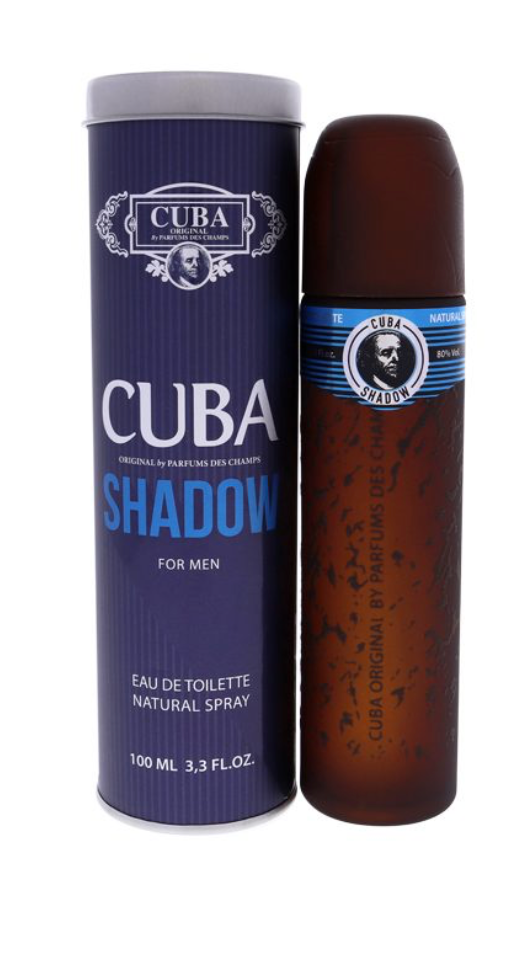 Cuba Shadow by Cuba for Men Eau de Toilette – 3.3 oz / 100 ml (1–2 Pack Options)