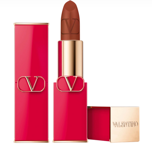Valentino Beauty Rosso Matte Lipstick – 77A Nude In Roma – 3.4g (1-2 Pack Options)