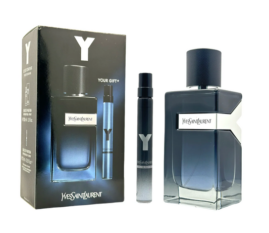 Yves Saint Laurent Y Eau de Parfum Travel Gift Set 3.3 oz 0.33 oz