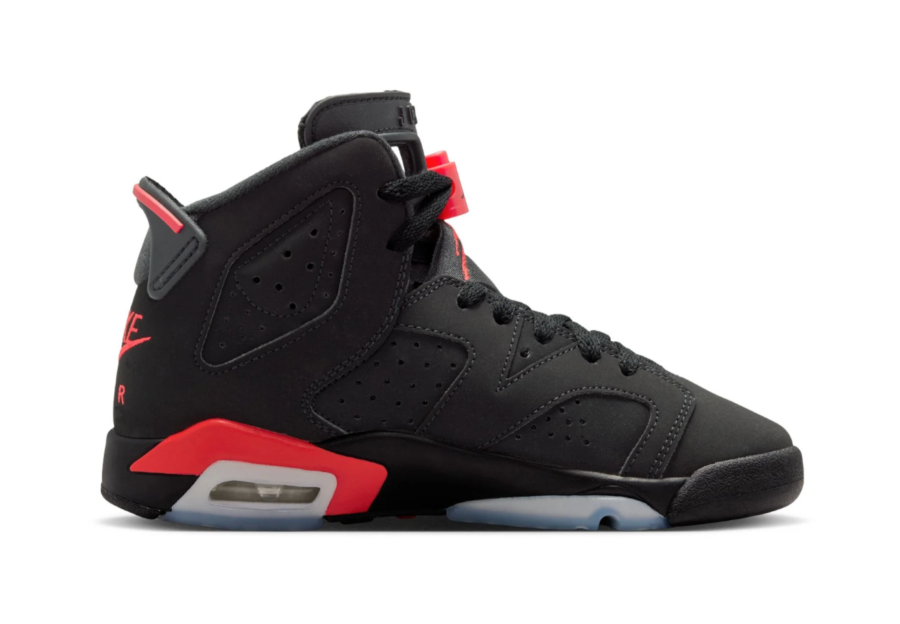 Air Jordan 6 Retro "Infrared Salesman" Big Kids' Shoes