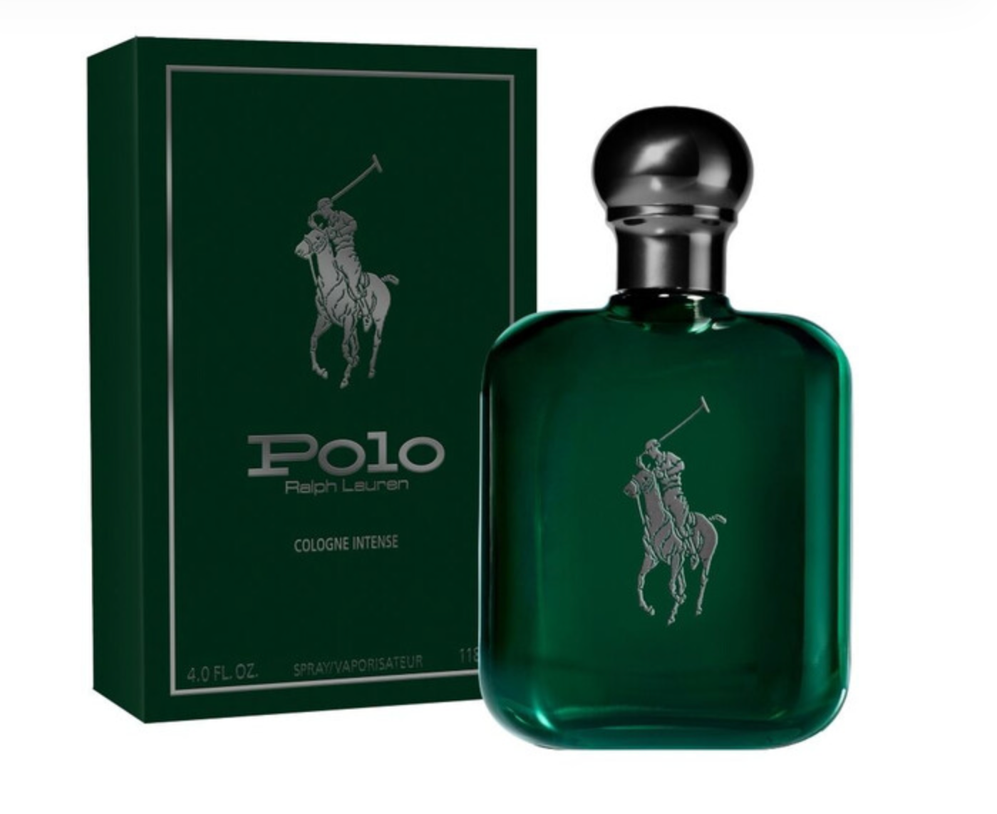 Ralph Lauren Polo Green Cologne Intense EDP Spray 4 oz / 120 ml Men